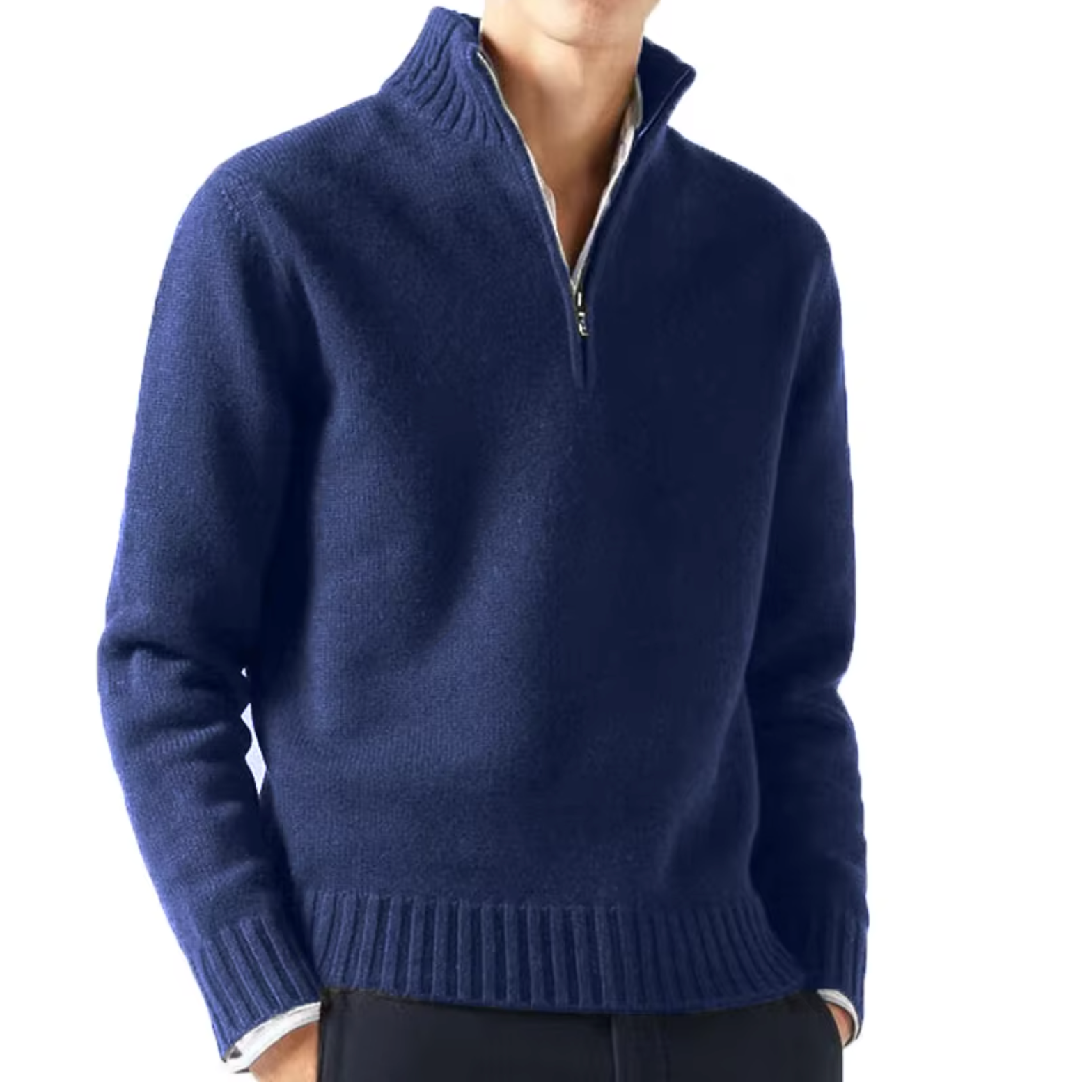 Lucien - Elegante Maglione Camionista in Cachemire