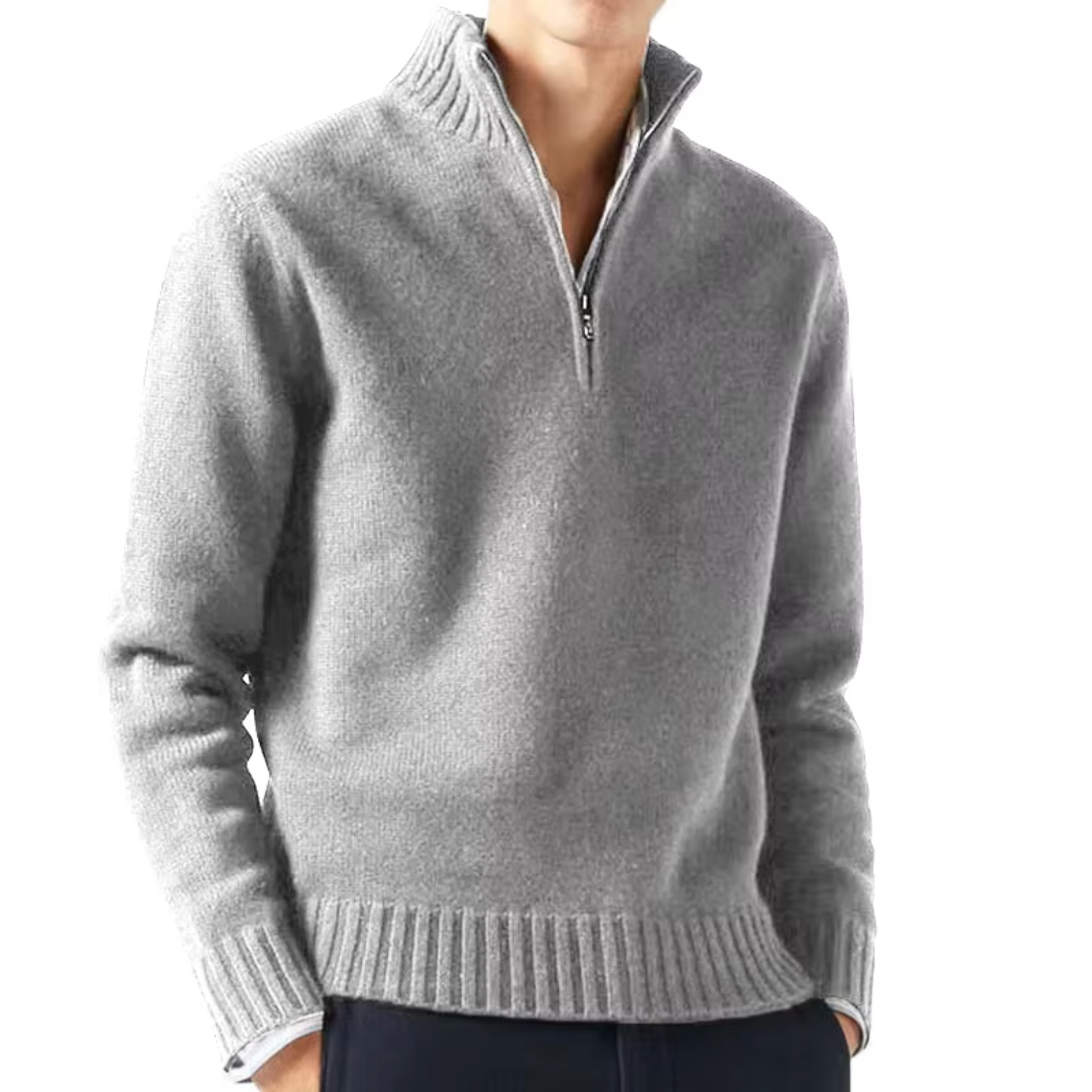 Lucien - Elegante Maglione Camionista in Cachemire