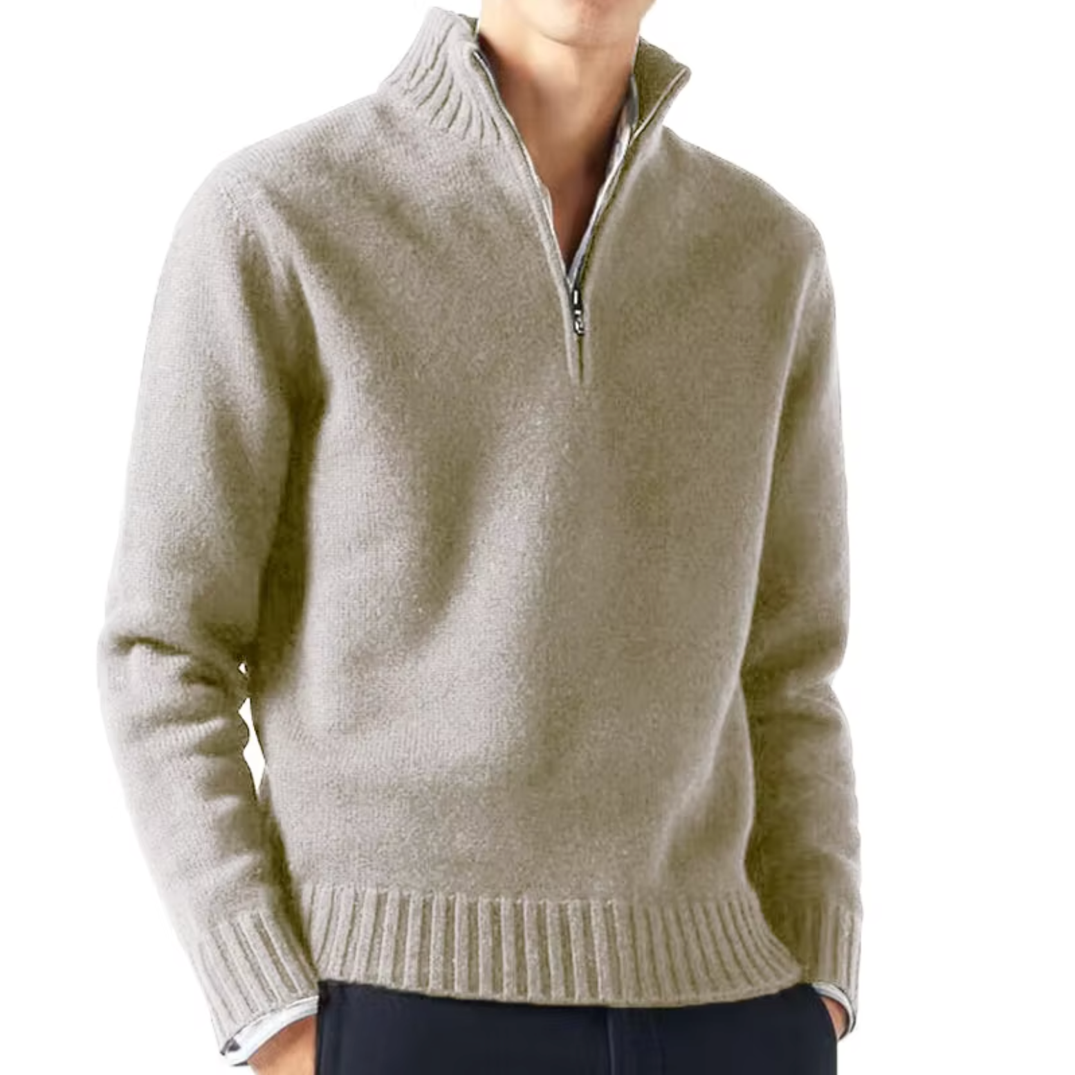 Lucien - Elegante Maglione Camionista in Cachemire