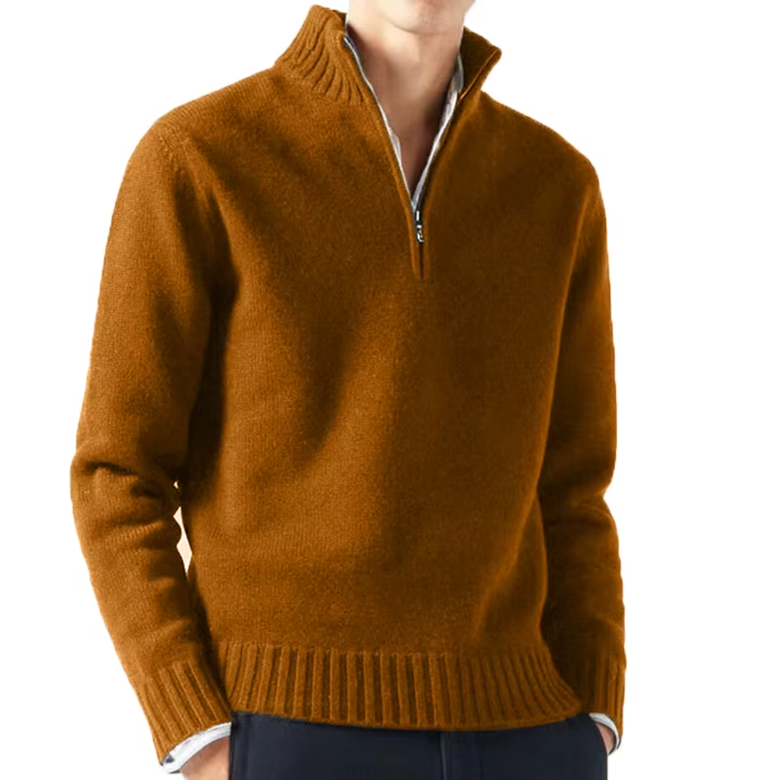 Lucien - Elegante Maglione Camionista in Cachemire