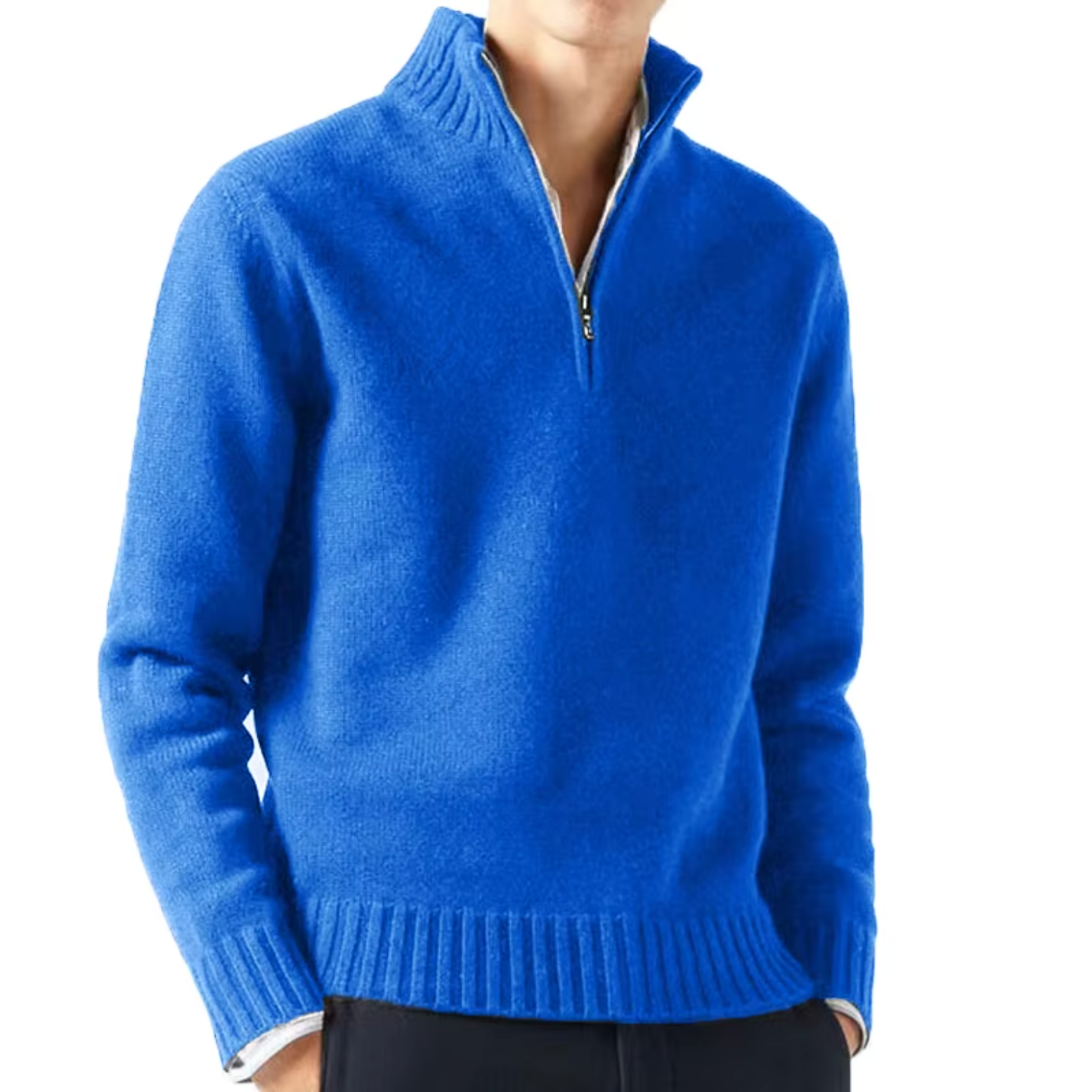 Lucien - Elegante Maglione Camionista in Cachemire