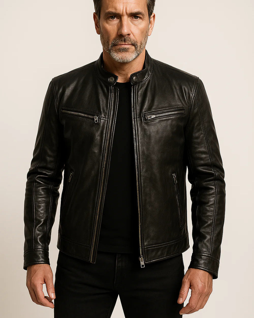 Edmond - Nadčasová Bunda Z Přírodní Kůže