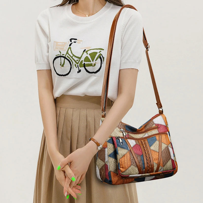 Giulia - Elegant Håndlavet Læder Crossbody Taske