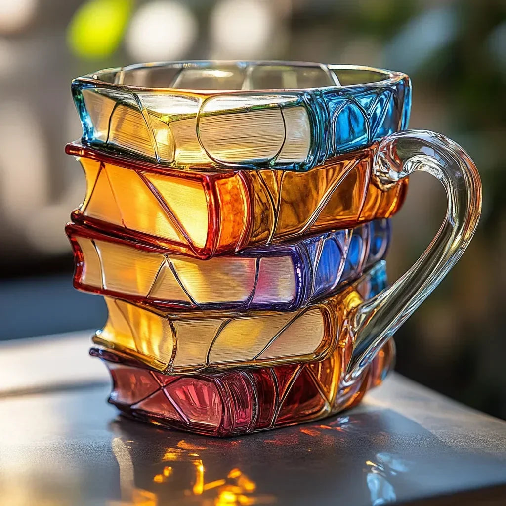 BogMug™ - Bogdesign Krus i Hærdet Glas