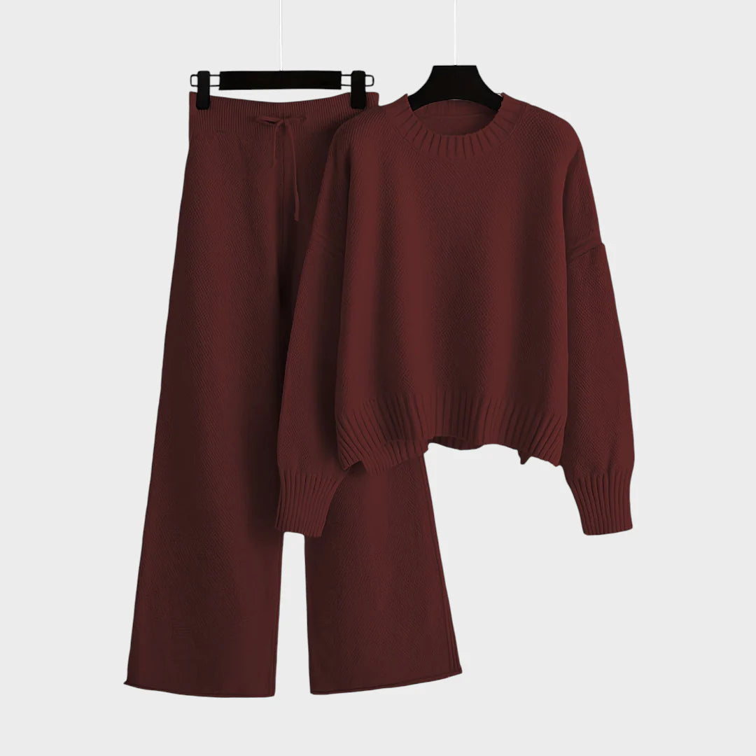 Alina - Moderná Pletená Súprava 2ks