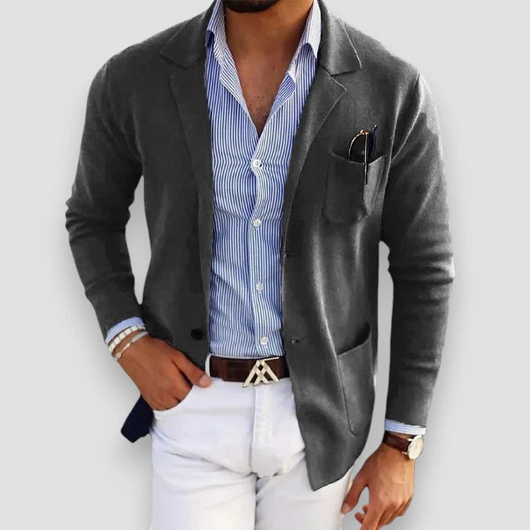 Gareth - Prémiový Blazer z Prírodného Vlákna