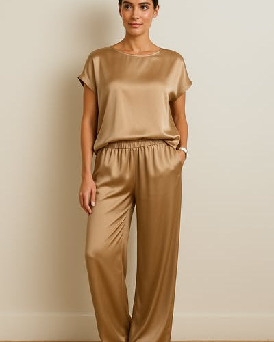 Kiera - Elegantná Prémiová Saténová 2-Dielna Súprava