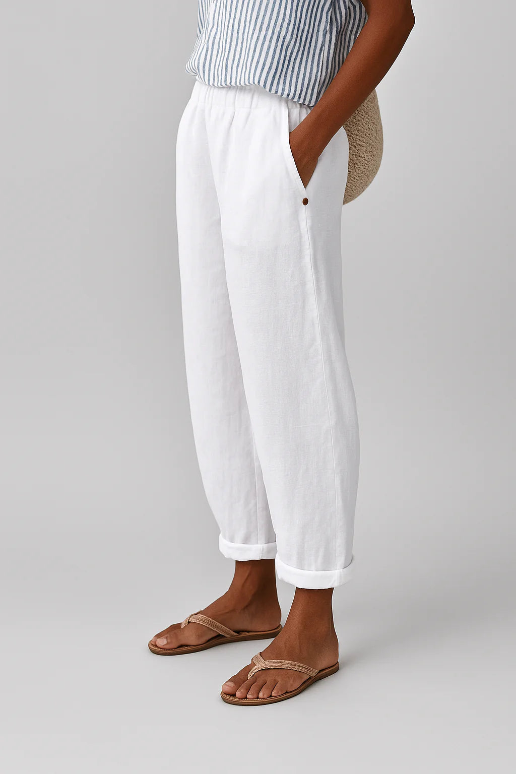 Uriela - Pantaloni Eleganti e Comodi in Fibre Naturali