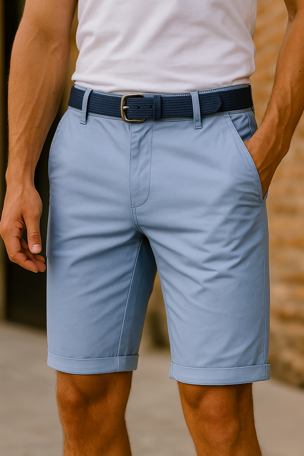 Diego - Afslappede Bomulds Shorts med Lomme