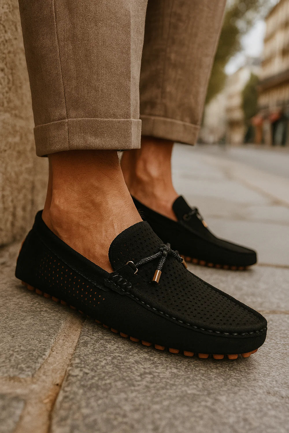 Florent - Elegante Åndbare Læder Loafers