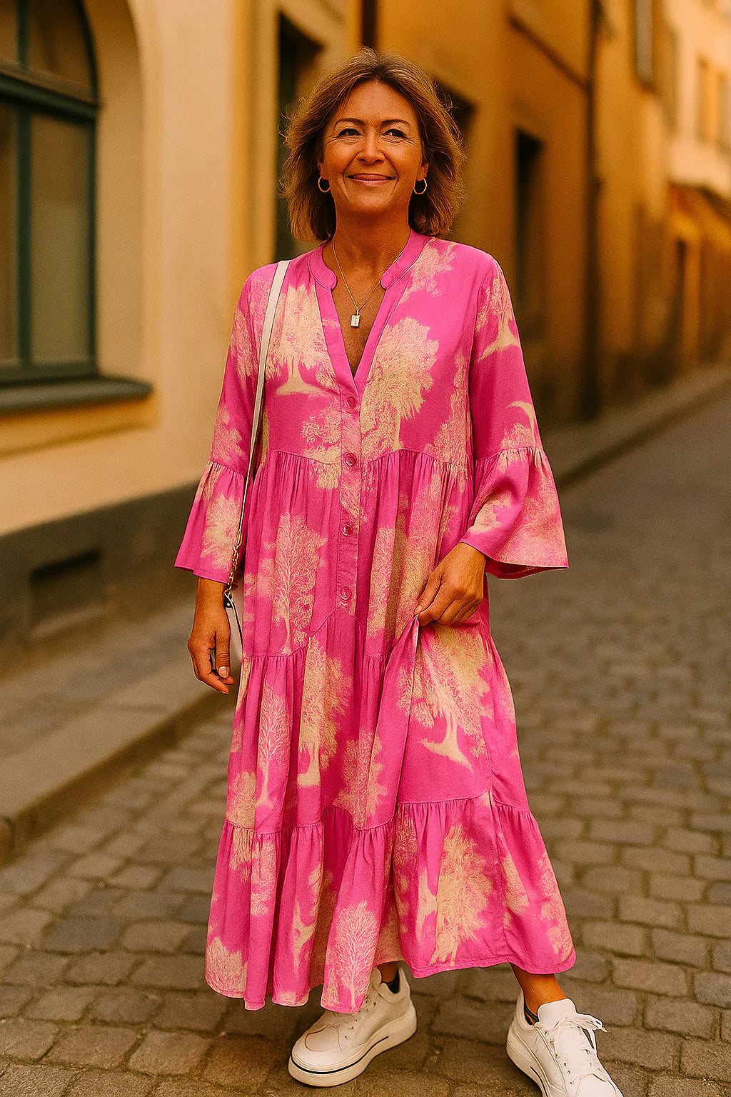 Athena - Prémiové Bavlnené Luxusné a Ľahké Padavé Šaty