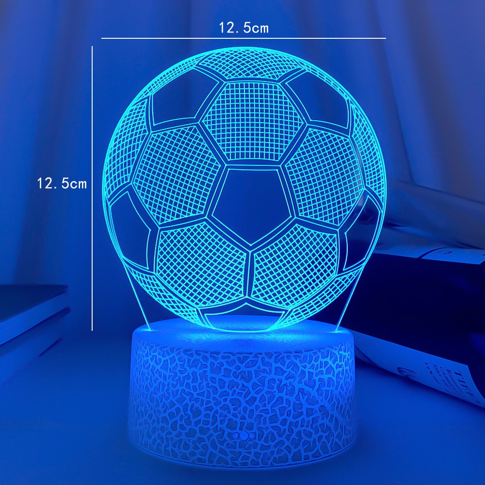 Veilleuse de Football 3D à Led