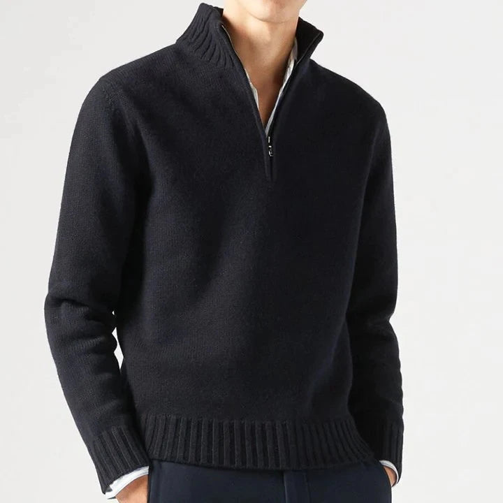 Lucien - Elegante Maglione Camionista in Cachemire