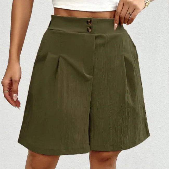 Lorena - Åndbare Komfortable Hørshorts