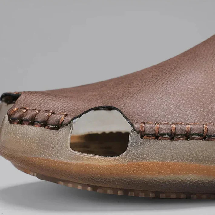 Rutger - Åndbare Håndlavede Sandaler i Ægte Læder