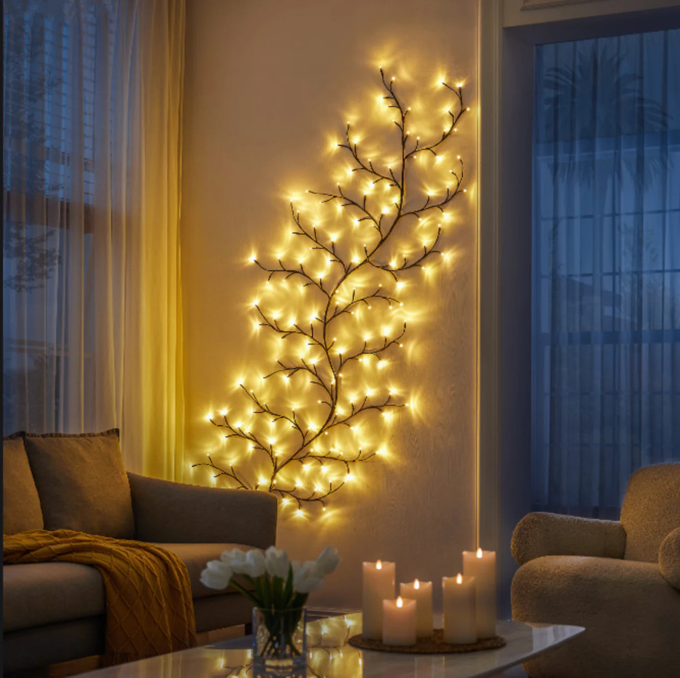 Cherry™ - Blødt Blomster Lys Elegance