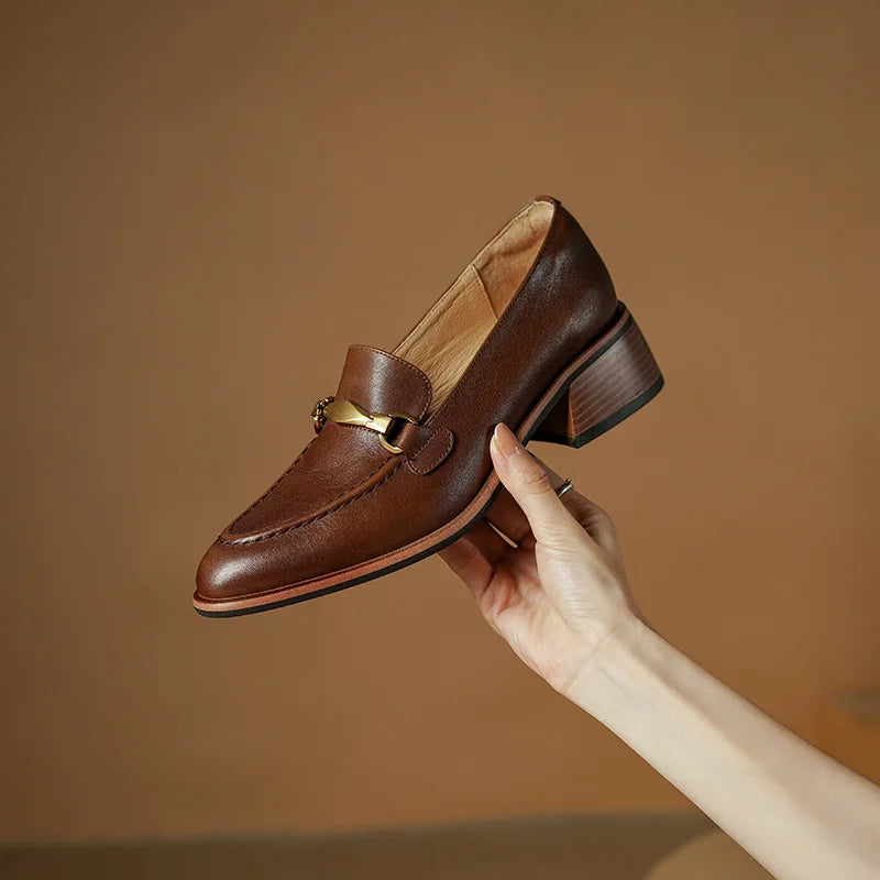 Marjory - Štýlové Mokasíny z Pravej Kože