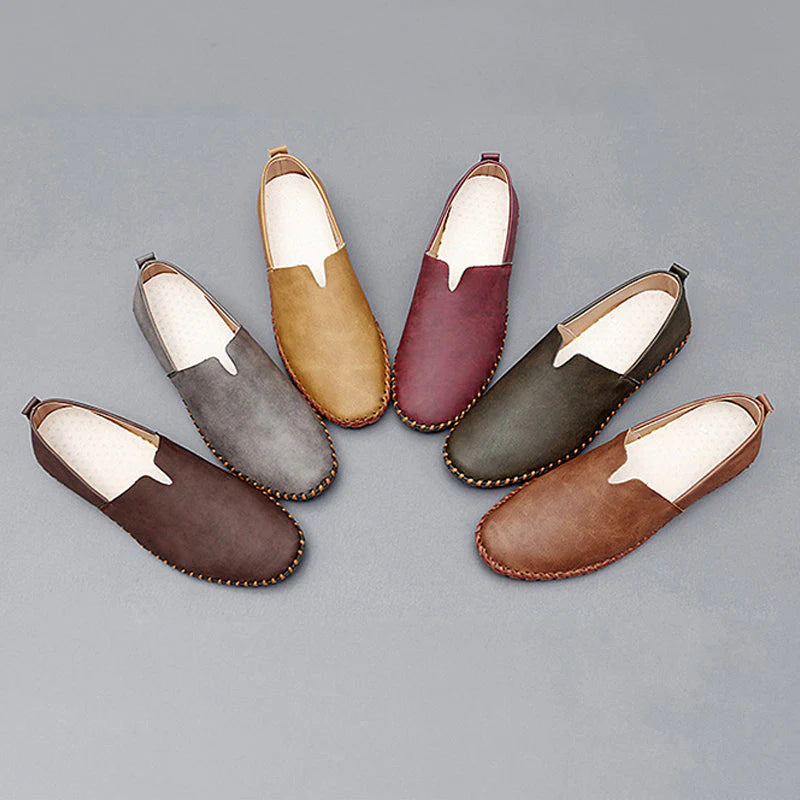 Marius - Elegante Lette Læder Loafers