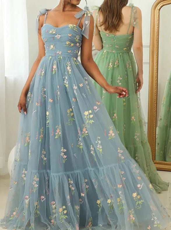 Aurora - Robe de Bal en Tulle Brodée Haut de Gamme